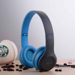 P47 On-Ear Wireless Gaming Headphone Foldable Stereo Earphone for Indoor & Outdoor Sports & DJ Use